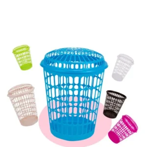Corbeille à linge avec couvercle